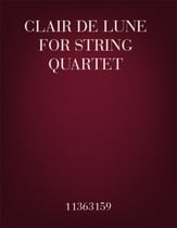 Clair de Lune for String Quartet P.O.D. cover